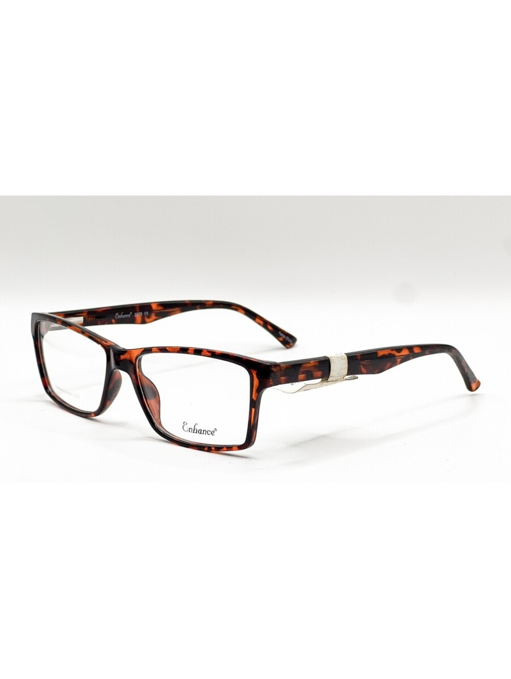 Enhance 3905 Tortoise Rectangle Authentic Eyeglass Frames 54-16